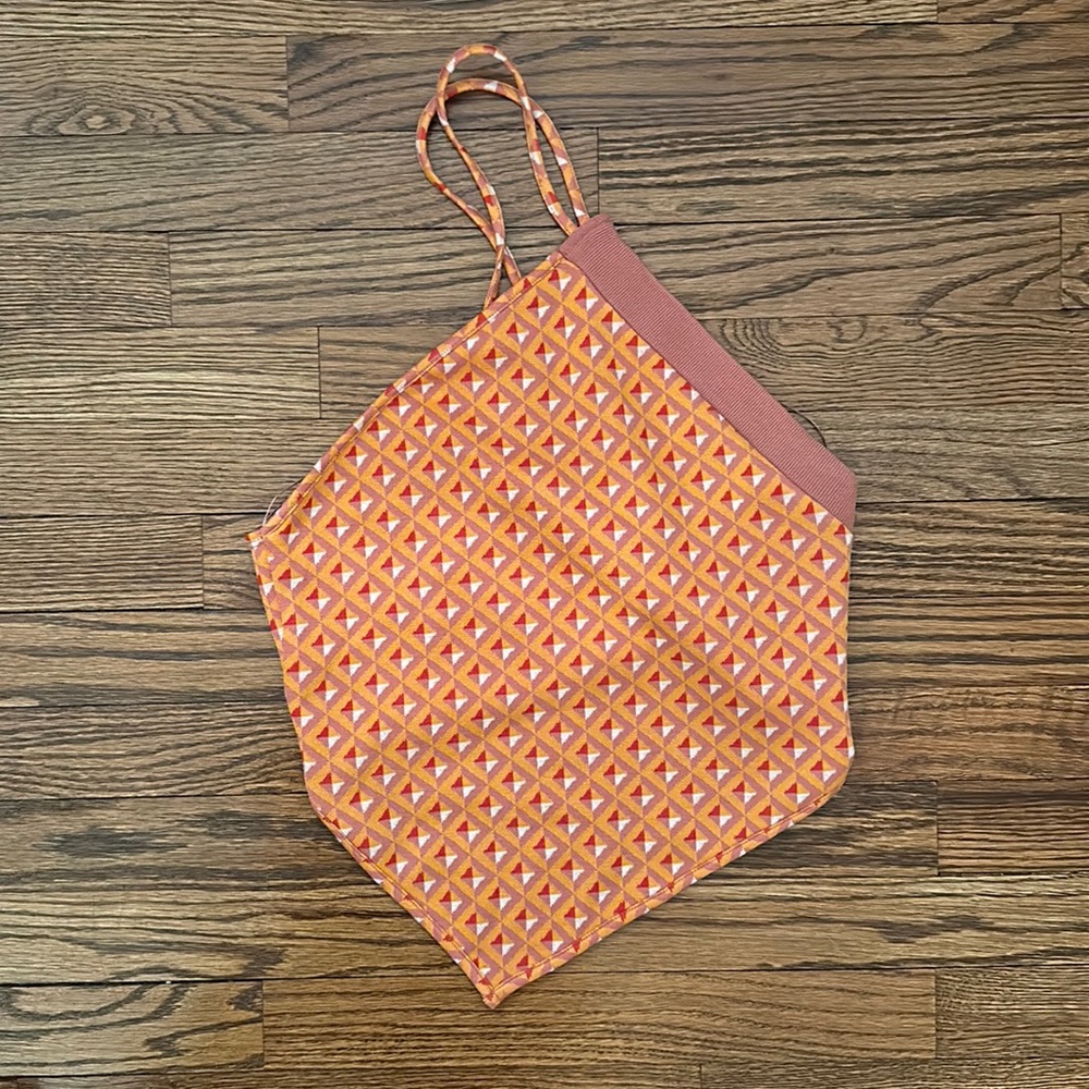 Zara scarf crop top